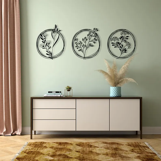 Leafscape Set of 3 Wood Wall Decor