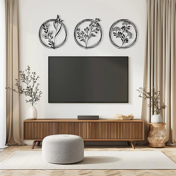 Leafscape Set of 3 Wood Wall Decor