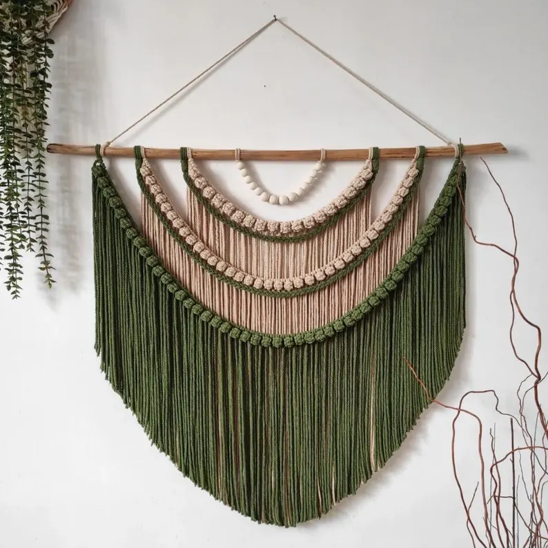 Woven King Bliss Macrame Hanging