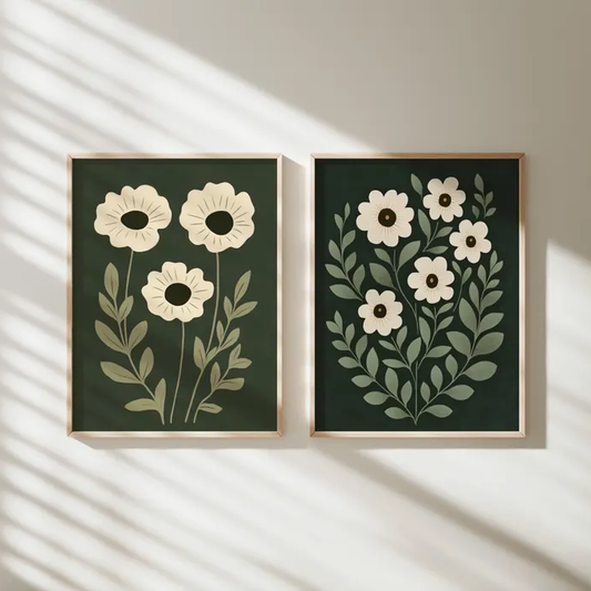 Evergreen Elegance Wall Painting