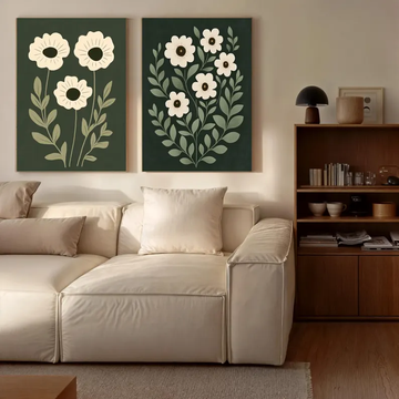 Evergreen Elegance Wall Painting