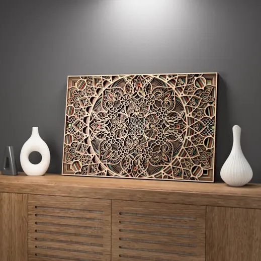 Chisel & Symmetry Wood Wall Decor