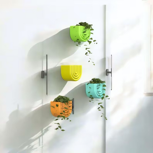 Rainbow Bloom Pot Wall Planter