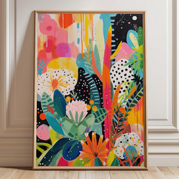 Shades of Silence Wall Painting