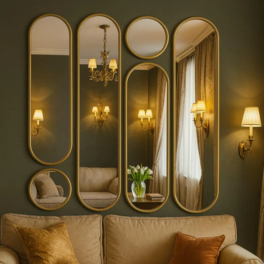 Heritage Horizon Mirror Wood Wall Decor