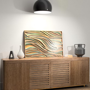 Flow of Nature Wood Wall Decor