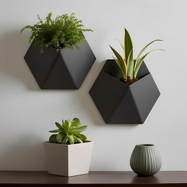 Abstract Geometric Wall Planter