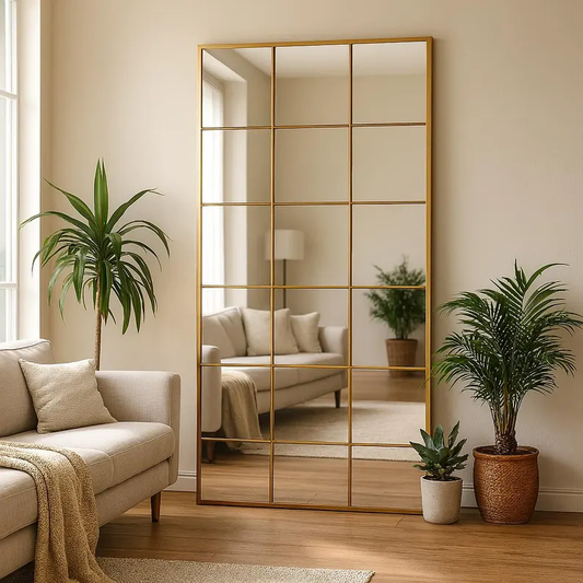 Heritage Window Mirror Wall Decor