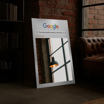 Google Style Search Selfie Mirror Wall Decor