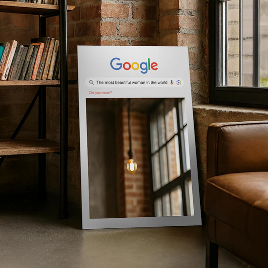 Google Style Search Selfie Mirror Wall Decor