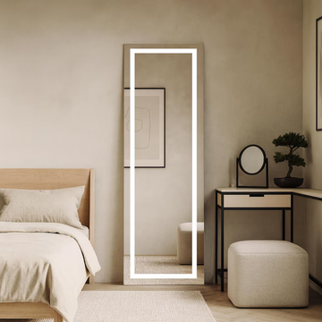 Contemporary Backlit Mirror Wall Decor