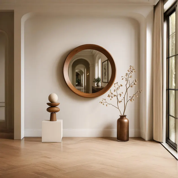 Minimal Halo Mirror Wall Decor