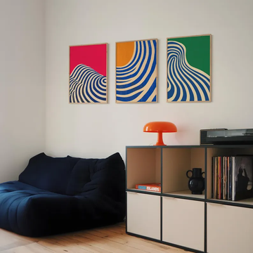 Minimal Mood Canvas Trio Wall Painting