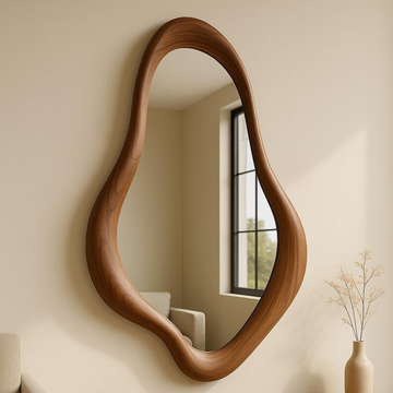 Wild Grain Walnut Mirror Wall Mirror