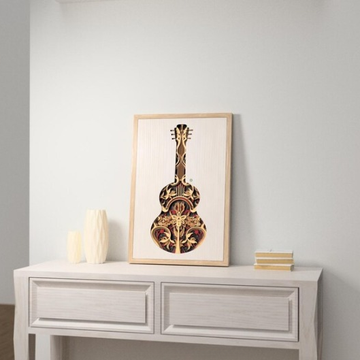 Harmony Strings Wood Wall Decor