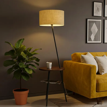 Celeste Glow Tripod Lamp Table