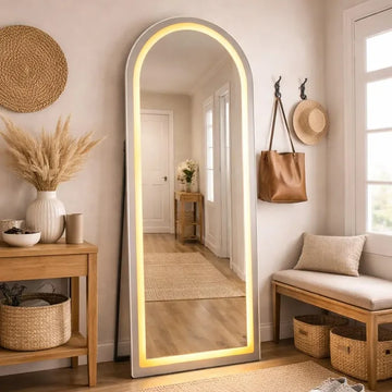 Arched Full Length LED Mirror Wall Decor