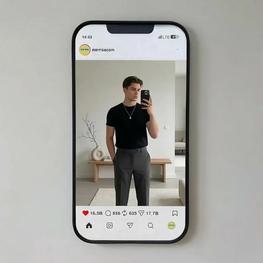 Insta Style Selfie Mirror Wall Decor